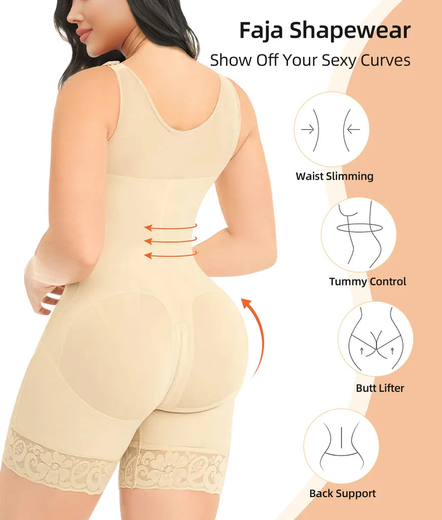 Bodycline Faja Colombiana Invisible shapewear for Women – Slim Waist , Extra tight, Reduce Belly Fat