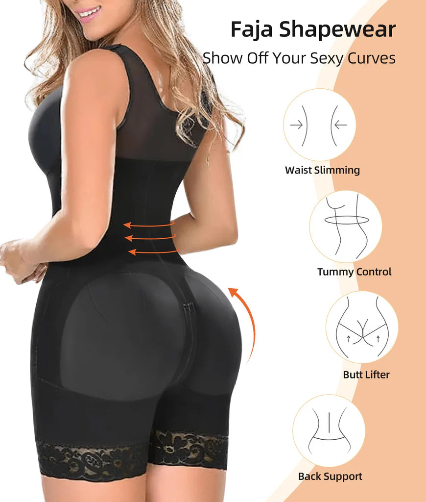 Bodycline Faja Colombiana Invisible shapewear for Women – Slim Waist , Extra tight, Reduce Belly Fat